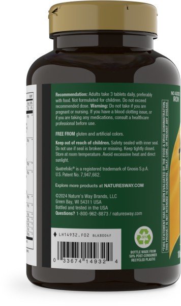 Nature&#39;s Way Alive! Max Potency (no iron added) 180 Tablet