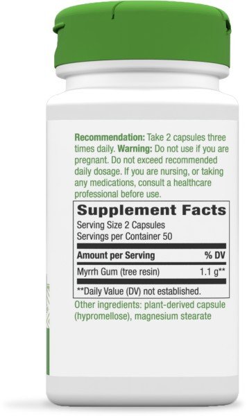 Nature&#39;s Way Myrrh Gum 100 Capsule