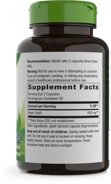 Nature&#39;s Way Neem 100 Capsule