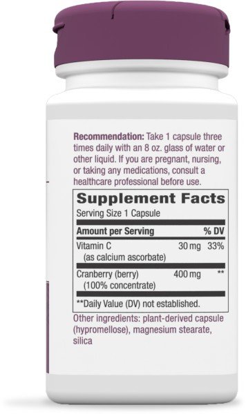 Nature&#39;s Way Cranberry 60 VegCap