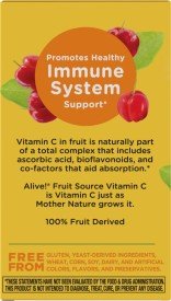 Nature&#39;s Way Alive Organic Vitamin C 120 VegCap