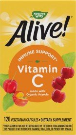 Nature's Way Alive Organic Vitamin C 120 VegCap