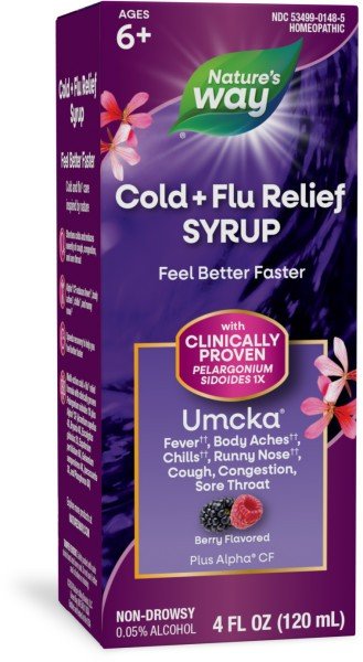 Nature's Way Umcka Cold & Flu Berry Syrup 4 oz Liquid