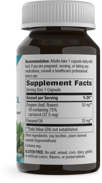 Nature&#39;s Way Oregano Oil Standardized 60 VegCap