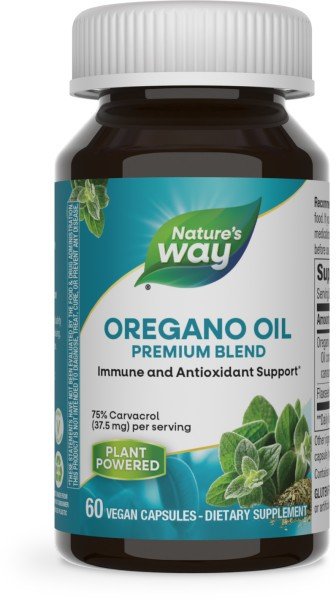 Nature's Way Oregano Oil Standardized 60 VegCap