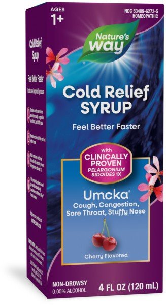 Nature's Way Umcka ColdCare Cherry Syrup 4 oz Liquid