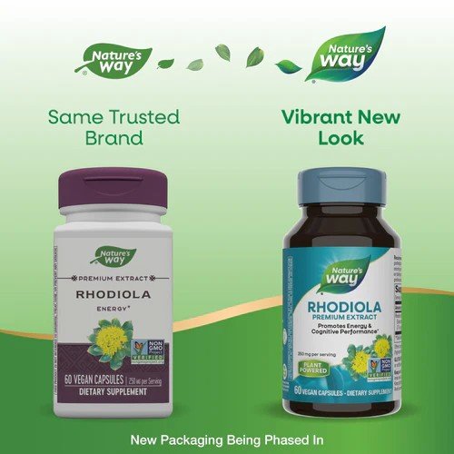 Nature&#39;s Way Rhodiola Energy 60 VegCap