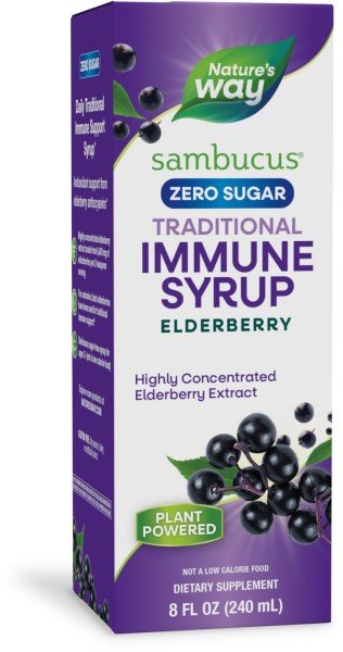 Nature's Way Sambucus Sugar-Free Syrup 8 oz Liquid