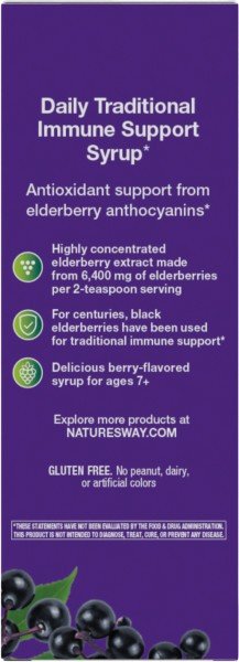 Nature&#39;s Way Sambucus Original Syrup 8 oz Liquid