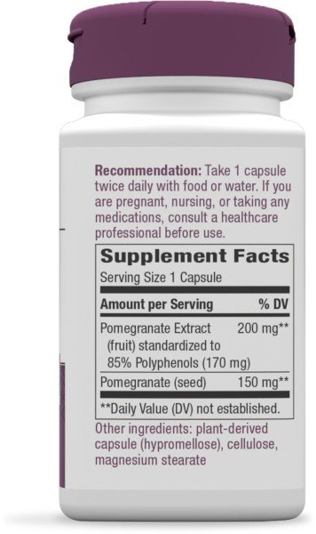 Nature&#39;s Way Pomegranate Standardized 60 VegCap