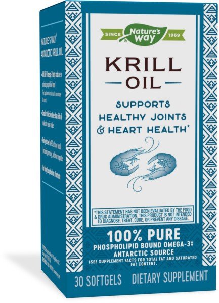 Nature's Way Krill Oil 500 mg 30 Softgel