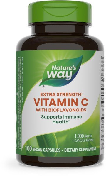 Nature's Way Vitamin C 1000Bioflavonoids 100 VegCap