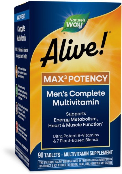 Nature's Way Alive Men's Multi 90 Tablet