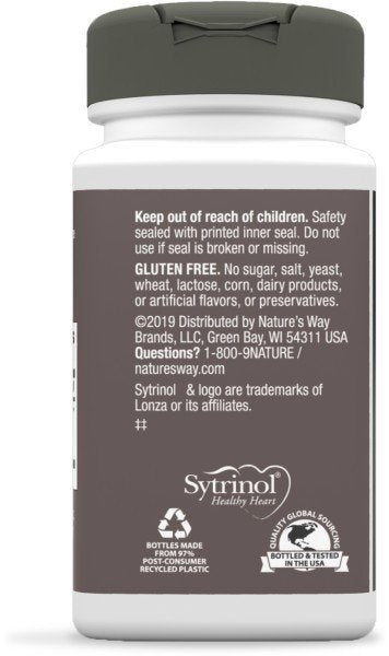 Nature&#39;s Way Sytrinol 60 Softgel