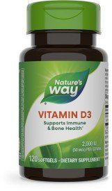 Nature's Way Vitamin D3 2000 IU 120 Softgel