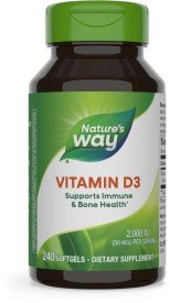 Nature's Way Vitamin D3 2000 IU 240 Softgel