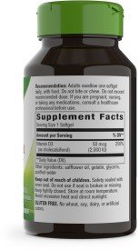 Nature&#39;s Way Vitamin D3 2000 IU 240 Softgel