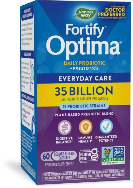 Nature's Way Fortify Optima Probiotic 35 Billion 60 VegCap