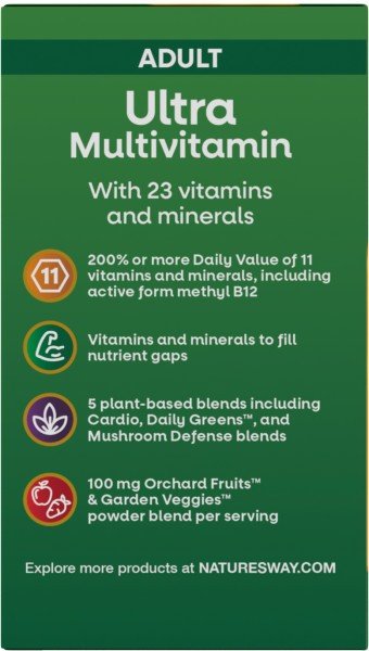 Nature&#39;s Way Alive Once Daily Multi Vitamin Ultra Potency 60 Tablet