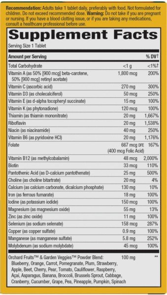 Nature&#39;s Way Alive Once Daily Multi Vitamin Ultra Potency 60 Tablet