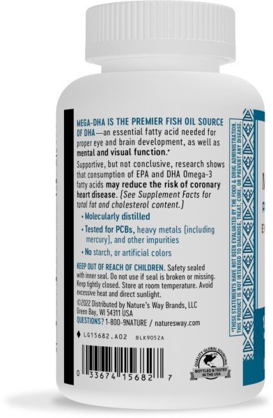 Nature's Way EFA Gold Mega-DHA 60 Softgel