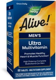 Nature's Way Alive Once Daily Mens Ultra Potency 60 Tablet