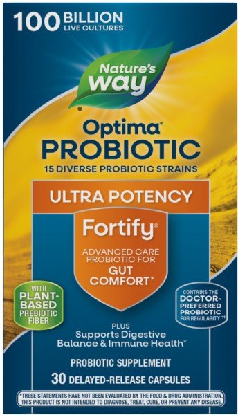 Nature's Way Primadophilus Optima Max Potency- 100 Billion 30 VegCap