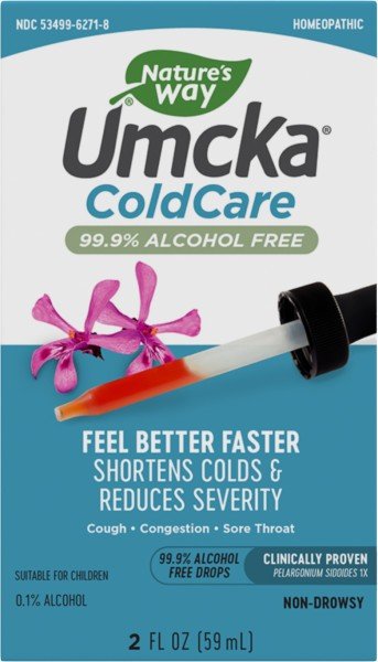 Nature's Way Umcka Cold Care Alcohol Free Drops 2 oz Liquid