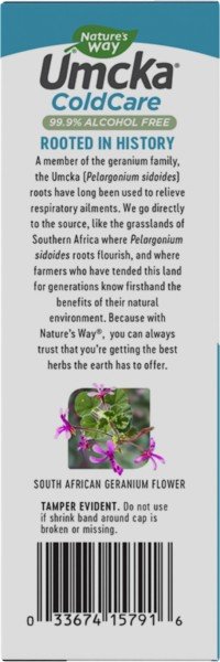 Nature's Way Umcka Cold Care Alcohol Free Drops 2 oz Liquid