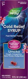 Nature's Way Umcka ColdCare Cherry Syrup 8 oz Liquid