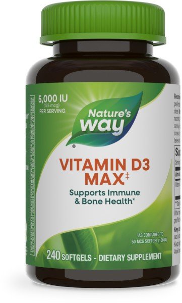 Nature's Way Vitamin D3 MAX 240 Softgel