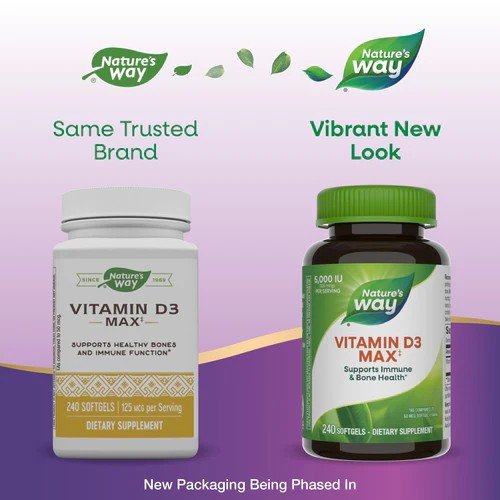 Nature&#39;s Way Vitamin D3 MAX 240 Softgel