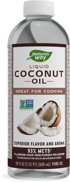 Nature's Way Liquid Coconut Premium Oil 20 oz Liquid