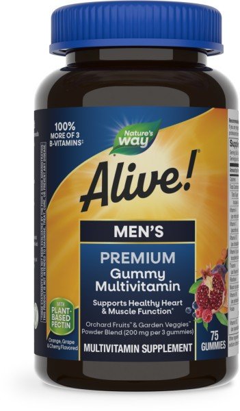 Nature's Way Alive! Mens Gummy Vitamins 75 Gummy