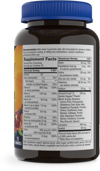 Nature&#39;s Way Alive! Mens Gummy Vitamins 75 Gummy