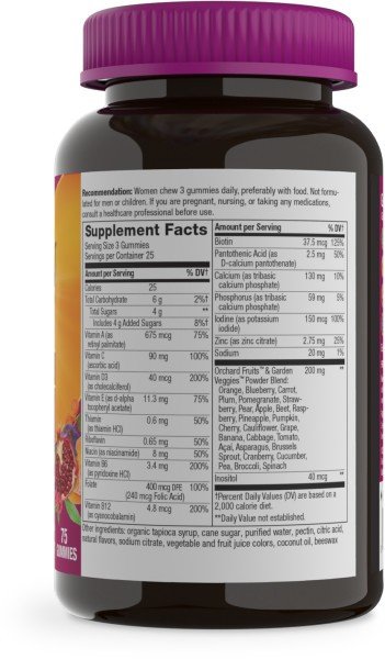 Nature&#39;s Way Alive! Womens Gummy Vitamins 75 Gummy