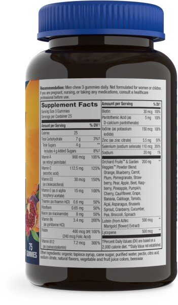 Nature's Way Alive! Mens 50+ Gummy Vitamins 75 Gummy