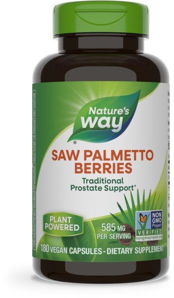 Nature's Way Saw Palmetto Berries 585mg 180 Capsule