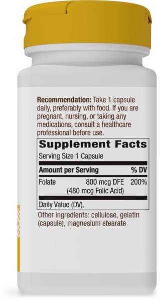 Nature&#39;s Way Folate 100 Capsule