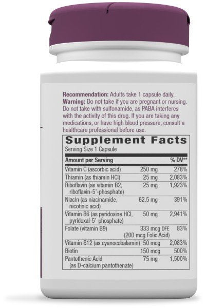 Nature's Way B-Stress With Eleuthro (Siberian Ginseng) 100 Capsule