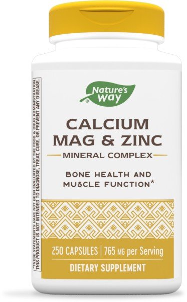 Nature's Way Calcium, Magnesium & Zinc 250 Capsule