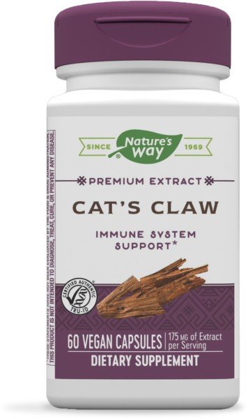 Nature's Way Cats Claw Standardized Extract 60 Capsule