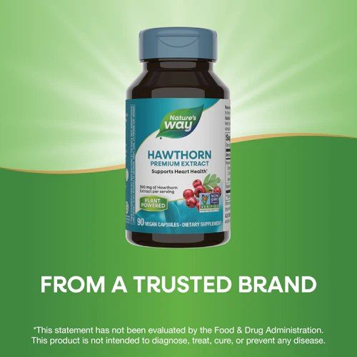 Nature&#39;s Way Hawthorn Standardized Extract 90 Capsule