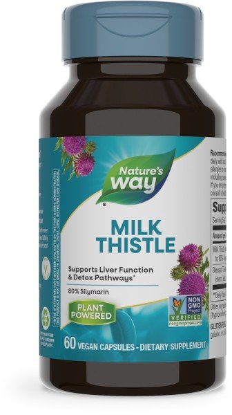 Nature's Way Milk Thistle Standardized Extract 60 Capsule