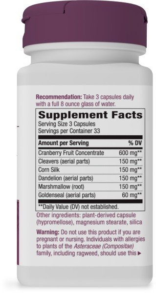 Nature&#39;s Way Urinary Formula With Cranberry 100 Capsule