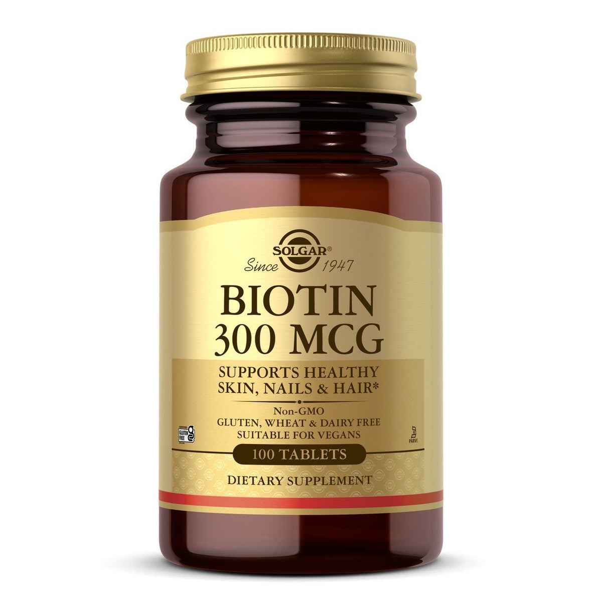 Solgar Biotin 300mcg 100 Tablet