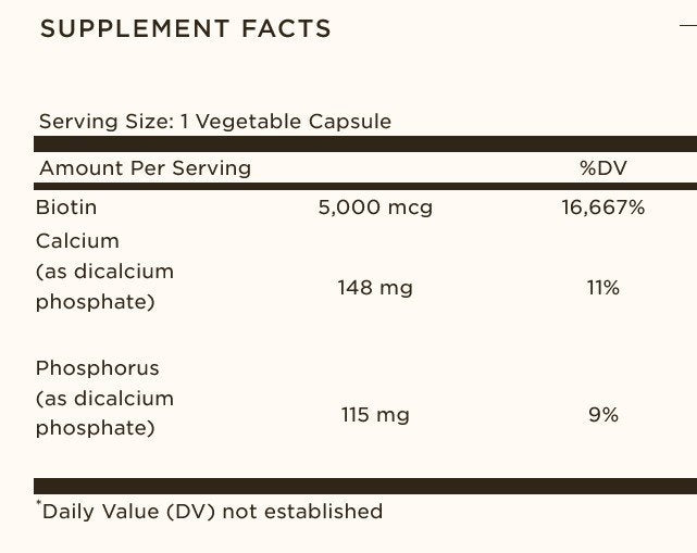 Solgar Biotin 5000 mcg 50 Capsule