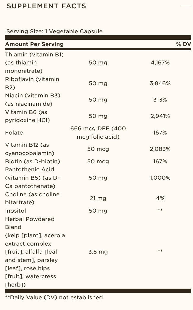 Solgar B-Complex 50 100 VegCap