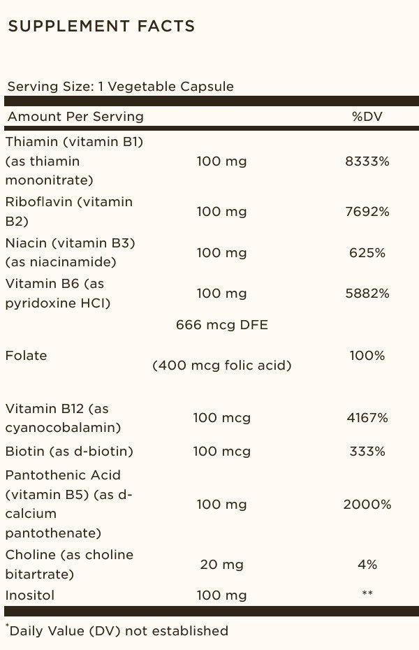 Solgar B-Complex 100 100 VegCap