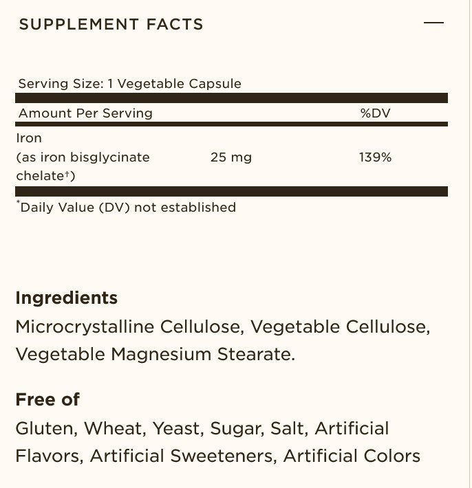 Solgar Gentle Iron 180 VegCap